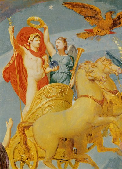 Apotheosis of Napoleon I (detail) by Jean Auguste Dominique Ingres